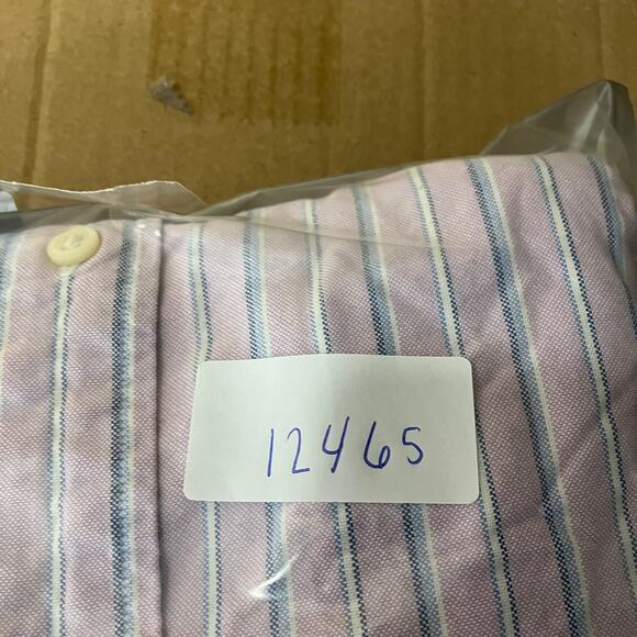 Ralph Lauren Dress Shirt Mens XXL Pink Striped Long Sleeve Button-Down Classic - Picture 8 of 8